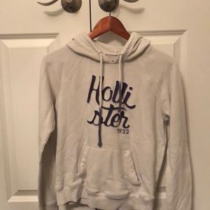 White Hollister Hoodie